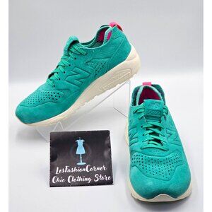 New Balance Women's Teal Blue Suede 580 Deconstructed Running Shoes Size 9 2489